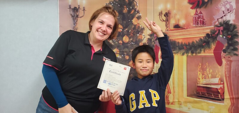 2021-2　英検準２級合格者　そうた君　6年生😊