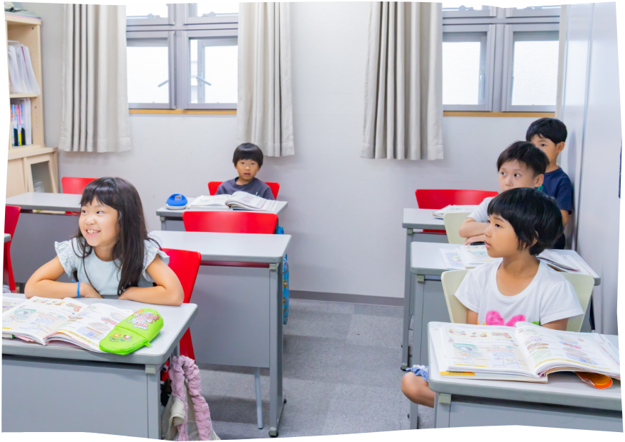 レッスンを受ける生徒たち